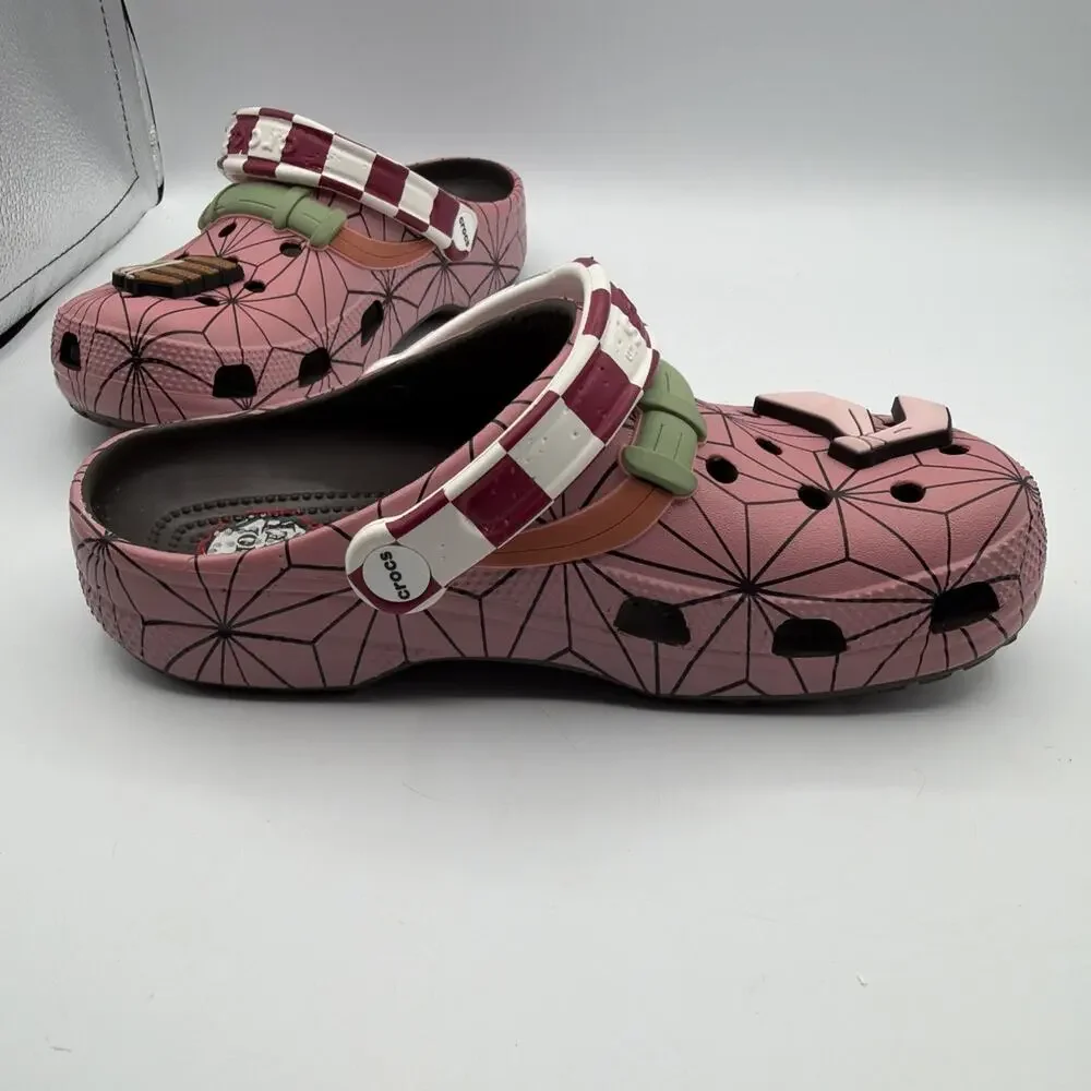 Crocs Classic Clog x Demon Slayer Nezuko US Men’s size 7 W 9 Accessories Read